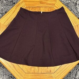 *KIMCHI BLUE* Burgundy Skater Skirt Size Medium